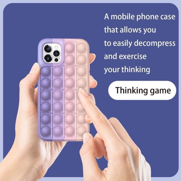 NWT IPhone 12 Pro Max Fidget Bubble Phone Case - Picture 4 of 4